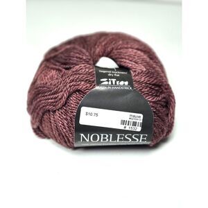 Zitron Noblesse Wool Silk Yarn Ball Mauve Germany